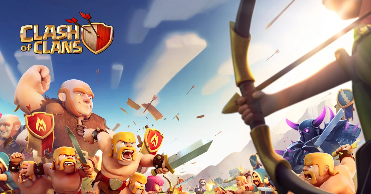 Clash of Clans battlefield visuals